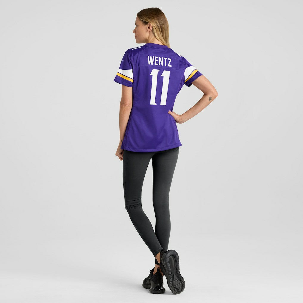 Minnesota Vikings Carson Wentz  Women's Team Game Jersey | NFL Outlet