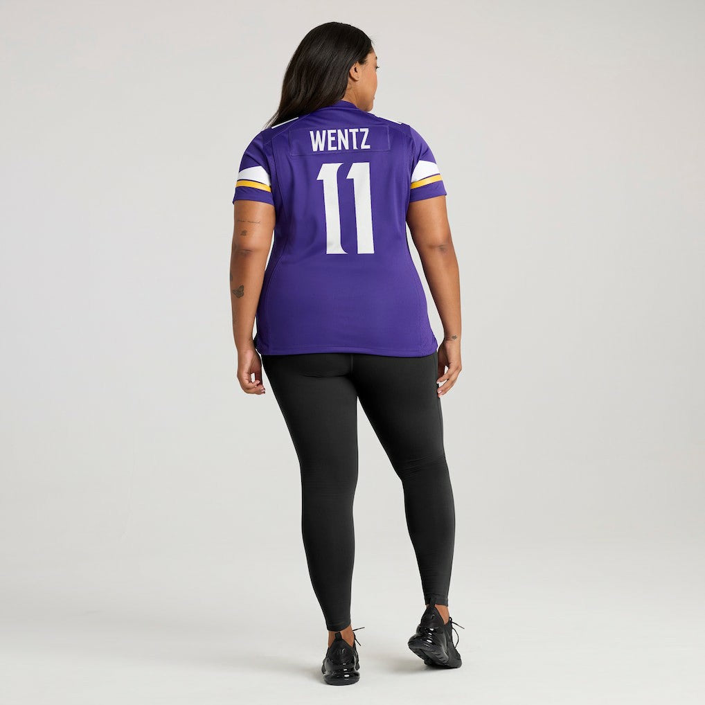 Minnesota Vikings Carson Wentz  Women's Team Game Jersey | NFL Outlet