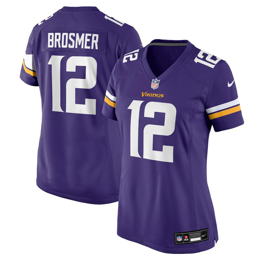 Minnesota Vikings Max Brosmer  Women's Team Game Jersey | NFL Online