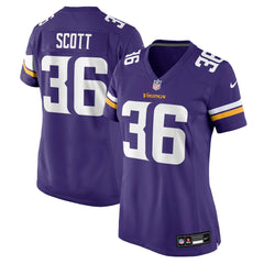 Minnesota Vikings Zavier Scott  Women's Team Game Jersey | NFL Outlet