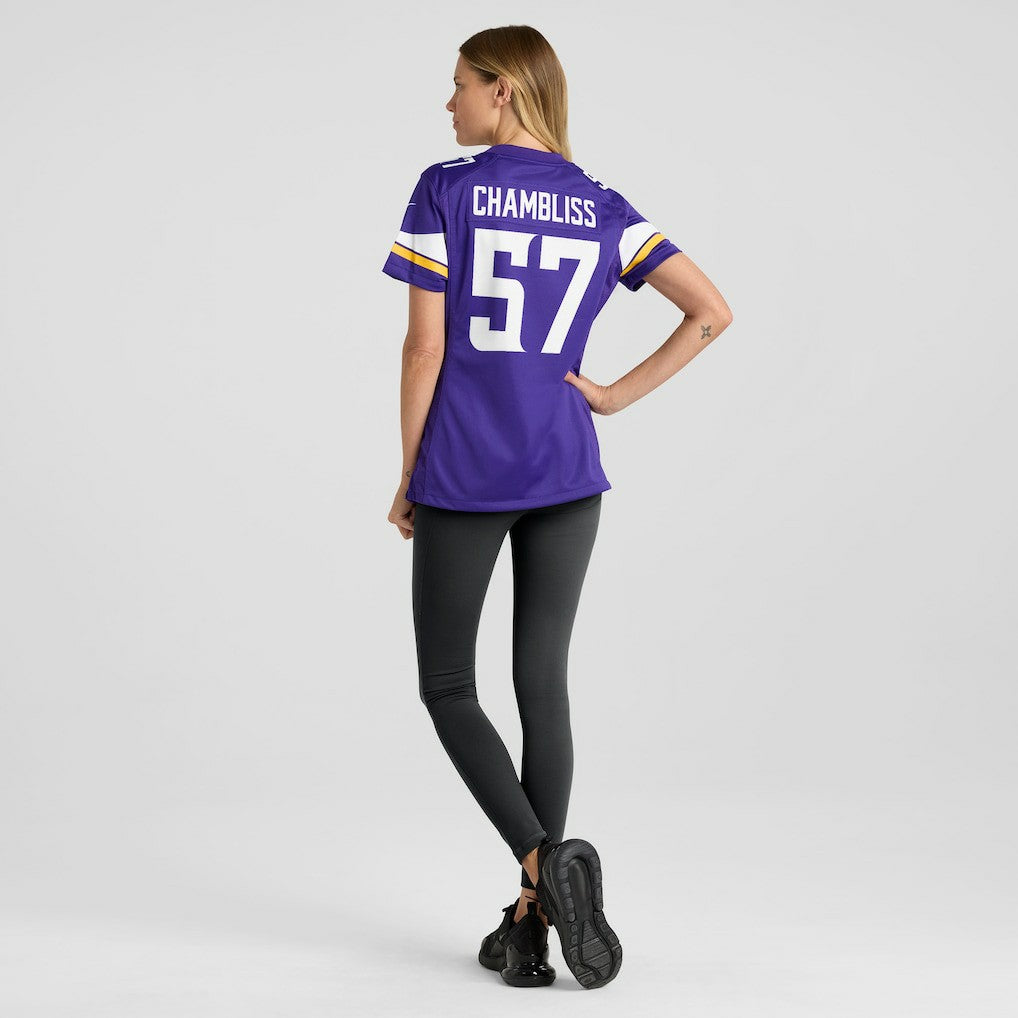 Minnesota Vikings Chaz Chambliss  Women's Team Game Jersey | NFL Sale