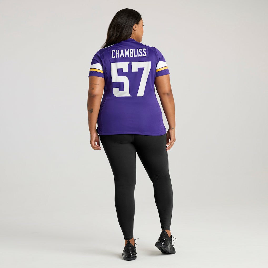 Minnesota Vikings Chaz Chambliss  Women's Team Game Jersey | NFL Sale
