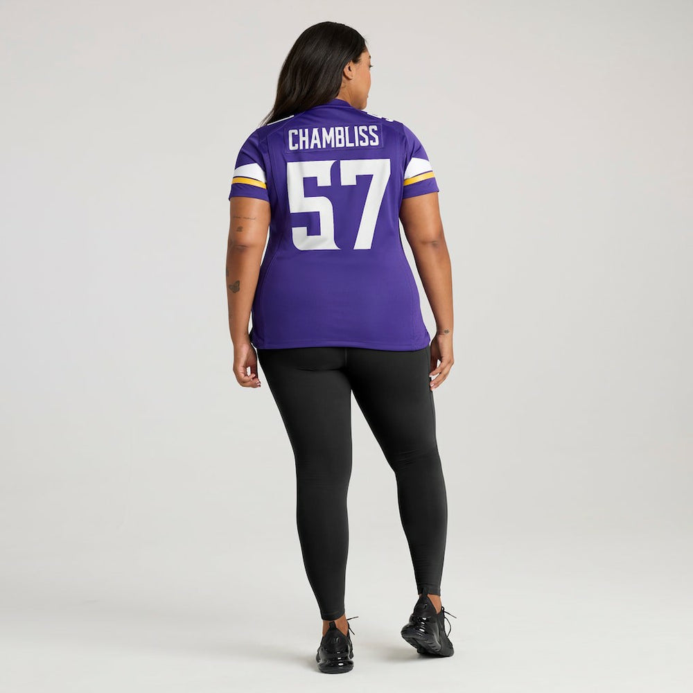 Minnesota Vikings Chaz Chambliss  Women's Team Game Jersey | NFL Sale