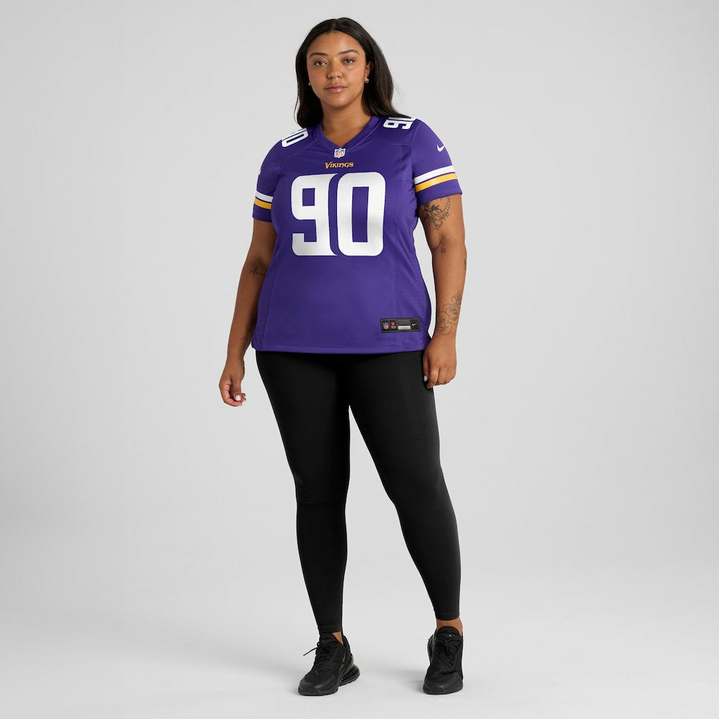 Minnesota Vikings Tyrion Ingram-Dawkins  Women's Team Game Jersey | NFL US