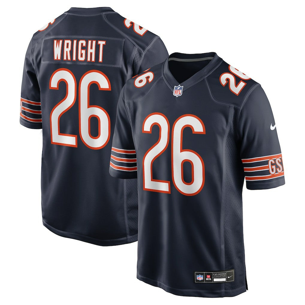 Chicago Bears Nahshon Wright  Team Game Jersey | NFL Near me