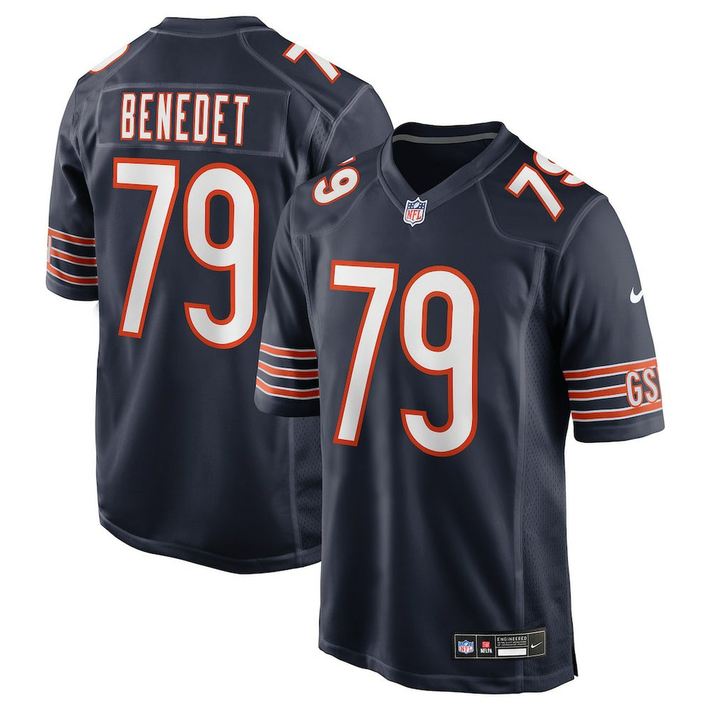Chicago Bears Theo Benedet  Team Game Jersey | NFL Sale