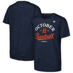 Detroit Tigers Fanatics Youth 2025 MLB Postseason Locker Room T-Shirt - MLB T-shirts