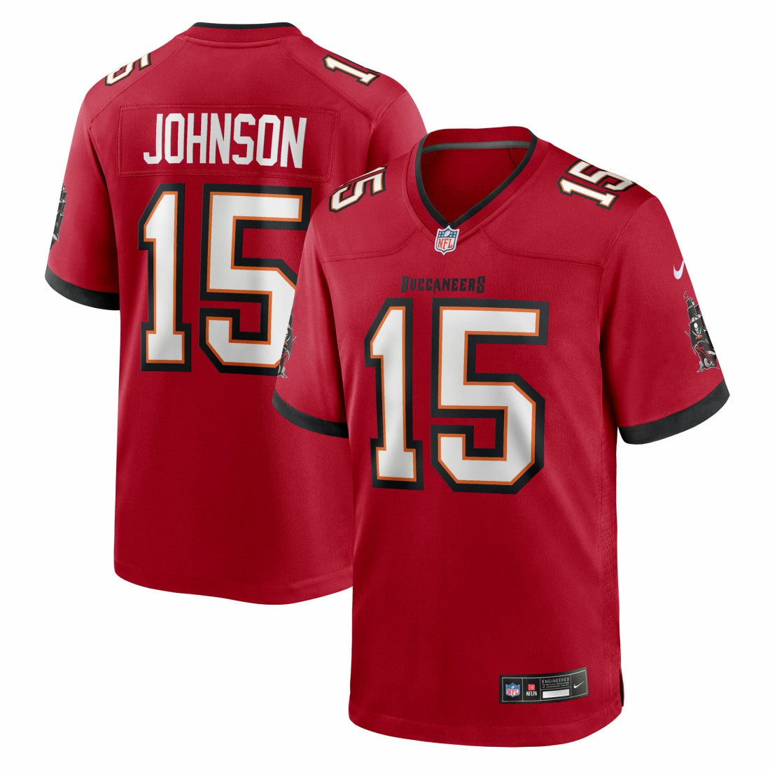 Tampa Bay Buccaneers Tez Johnson  Team Game Jersey | NFL New