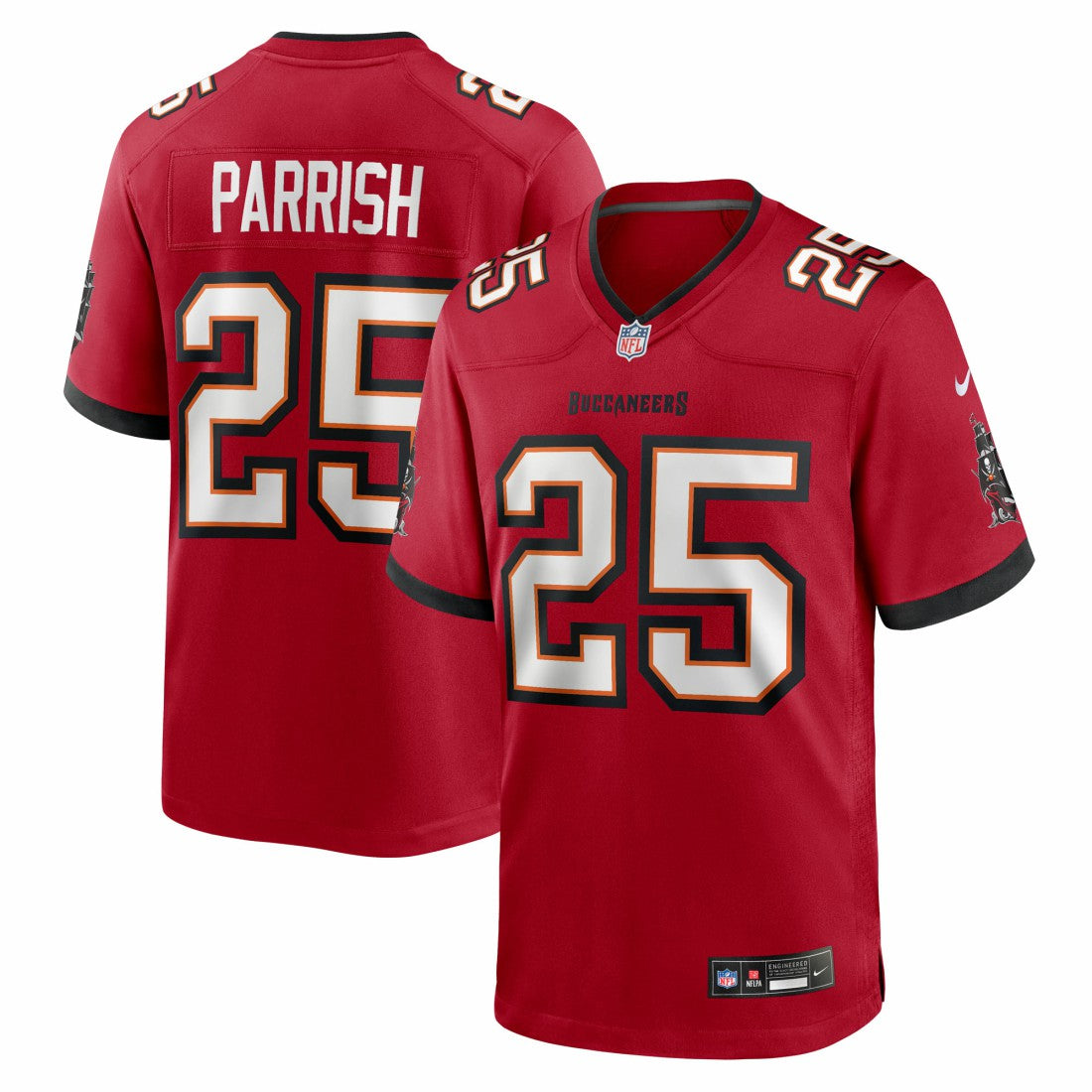 Tampa Bay Buccaneers Jacob Parrish  Team Game Jersey | NFL Hot
