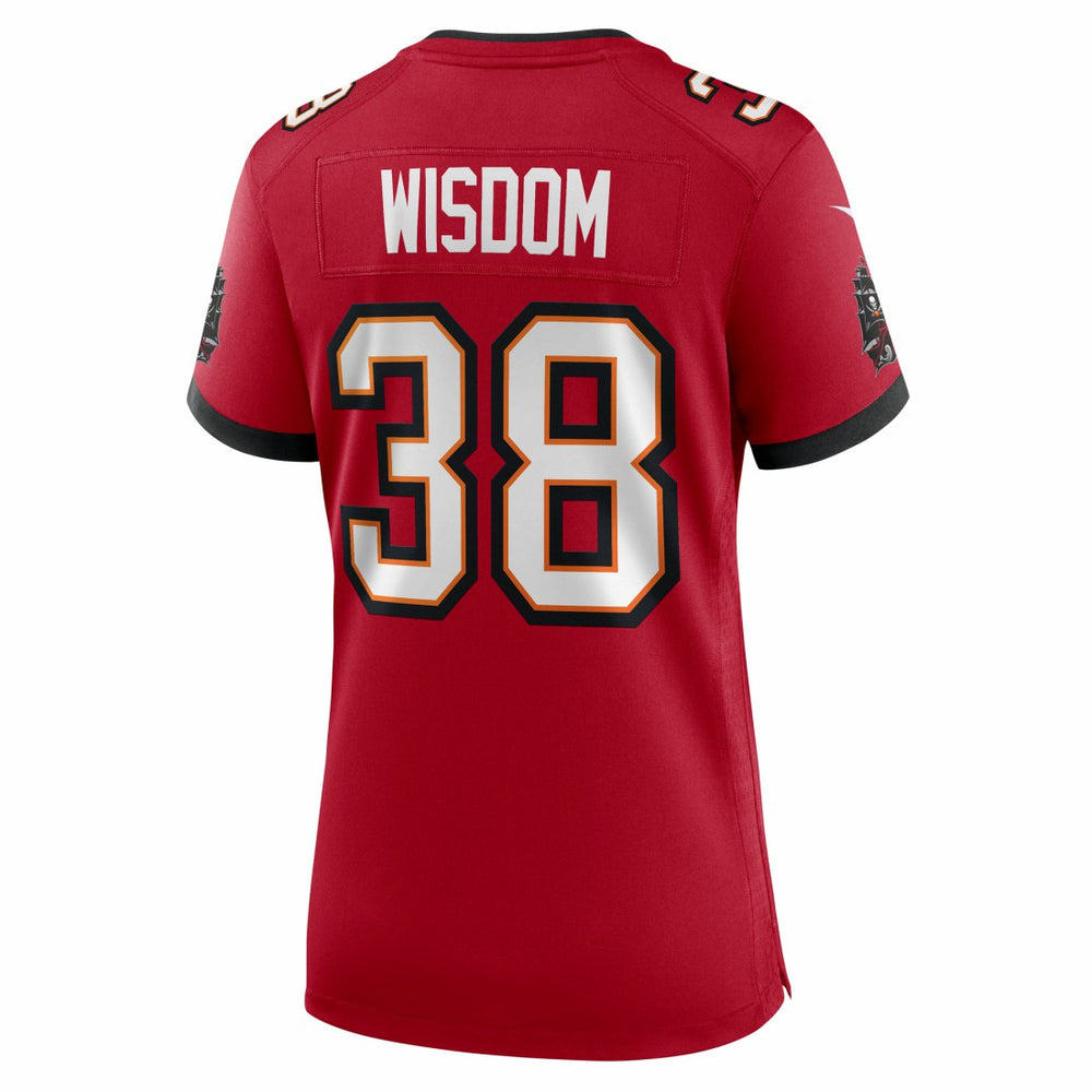 Tampa Bay Buccaneers Rashad Wisdom  Women's Team Game Jersey | NFL Online