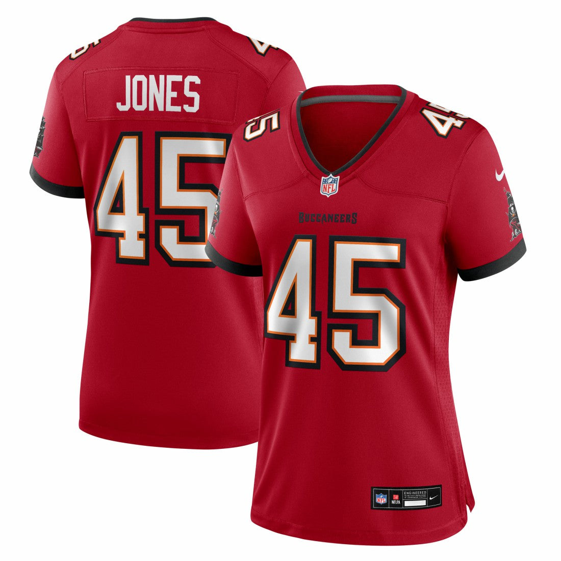 Tampa Bay Buccaneers Deion Jones  Women's Team Game Jersey | NFL Discount