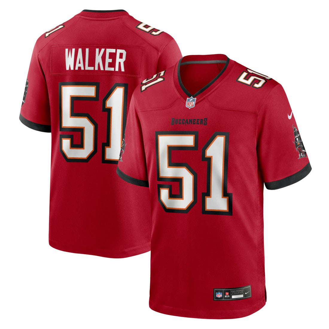 Tampa Bay Buccaneers David Walker  Team Game Jersey | NFL On sale