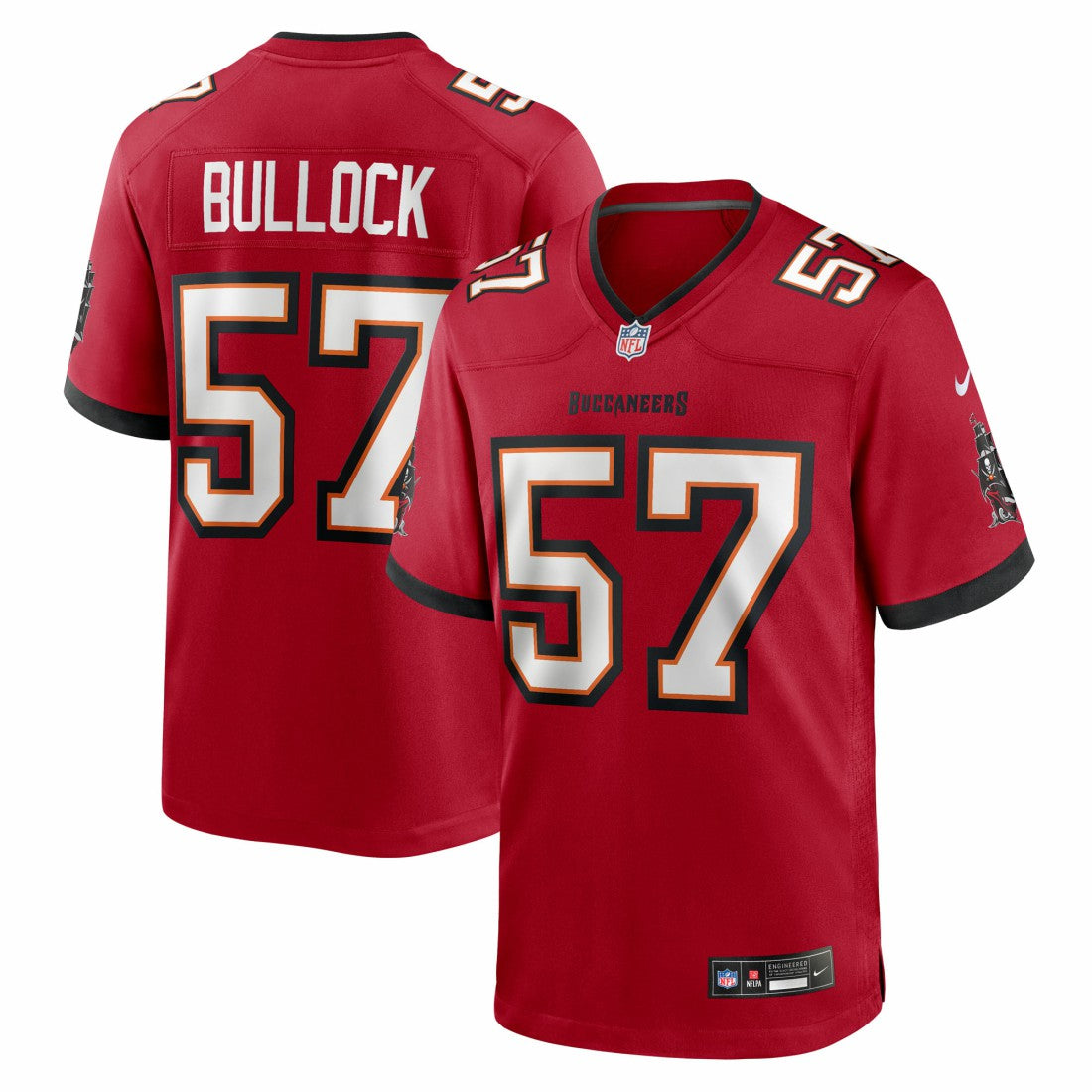Tampa Bay Buccaneers John Bullock  Team Game Jersey | NFL On sale