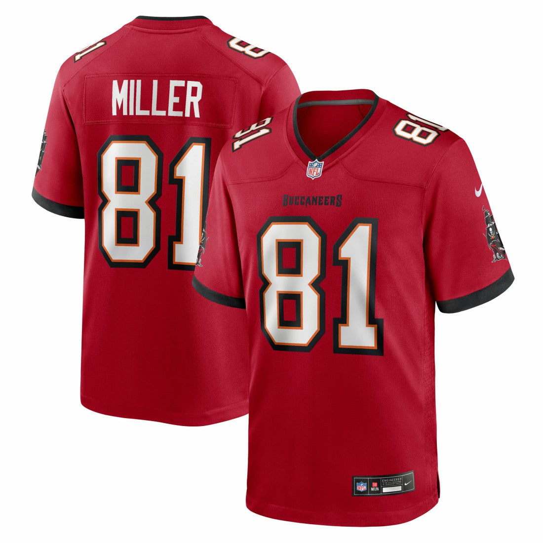 Tampa Bay Buccaneers Ryan Miller  Team Game Jersey | NFL Outlet