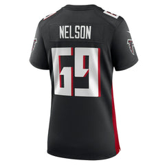 Atlanta Falcons Jack Nelson  Women's Team Game Jersey | NFL Outlet