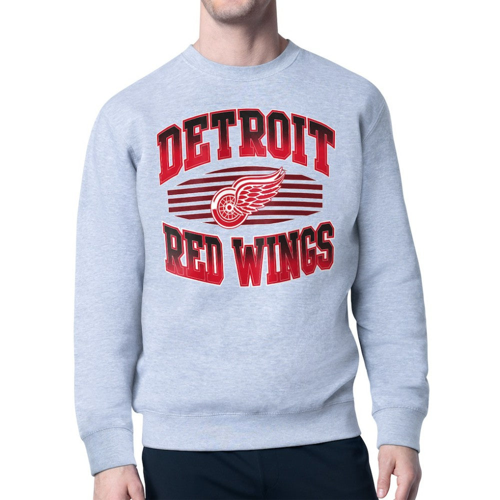 Detroit Red Wings Starter Team Grit Graphic Fleece Pullover Sweatshirt -  NHL Sweatshirts