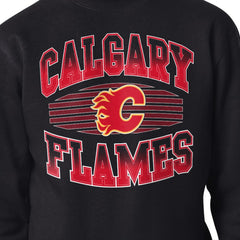 Calgary Flames Starter Team Grit Graphic Fleece Pullover Sweatshirt -  NHL Sweatshirts
