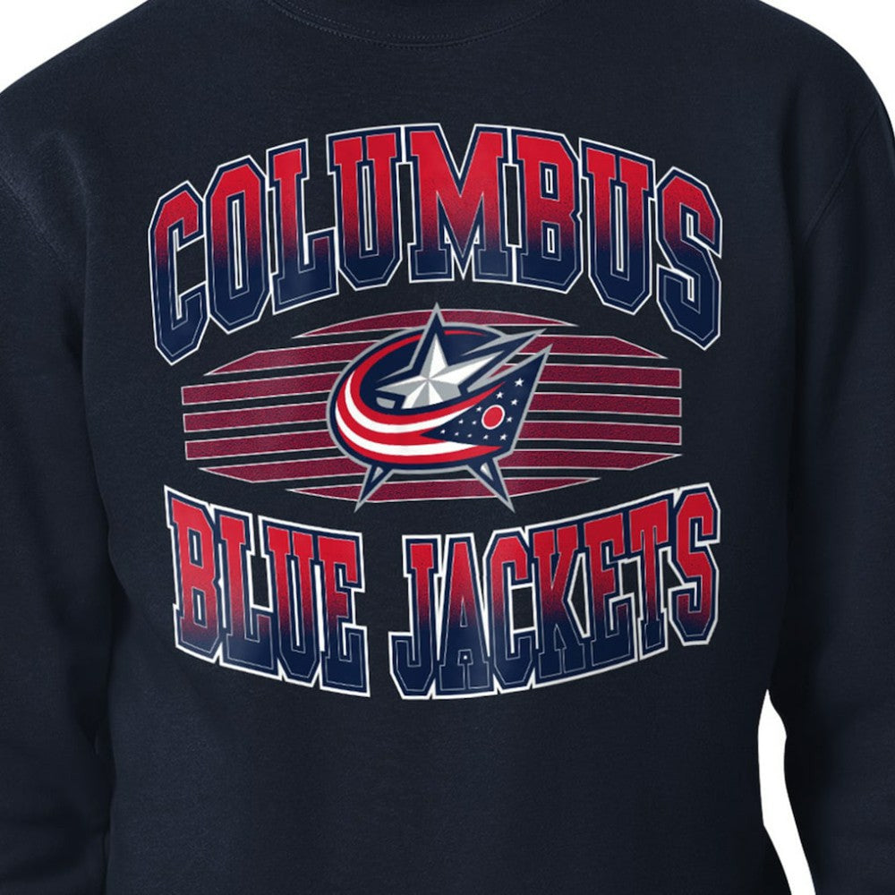 Columbus Blue Jackets Starter Team Grit Graphic Fleece Pullover Sweatshirt -  NHL Sweatshirts