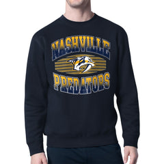 Nashville Predators Starter Team Grit Graphic Fleece Pullover Sweatshirt -  NHL Sweatshirts