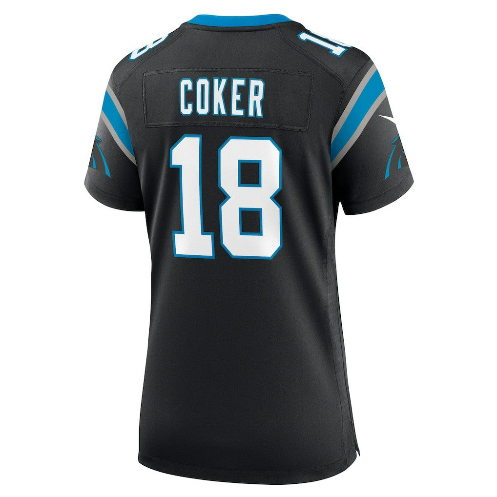 Carolina Panthers Jalen Coker  Women's Team Game Jersey | NFL New