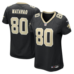 New Orleans Saints Moliki Matavao  Women's Team Game Jersey | NFL Discount