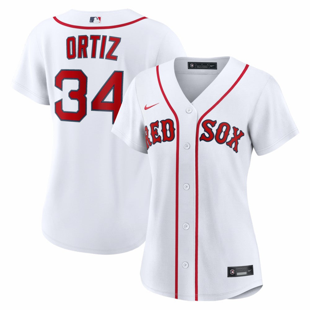 David Ortiz Boston Red Sox Nike Women's Home Replica Player Jersey - MLB Jerseys