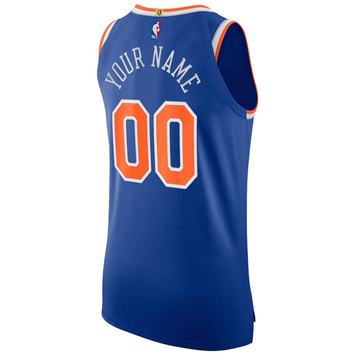 Blue New York Knicks Authentic Custom Jersey | NBA
