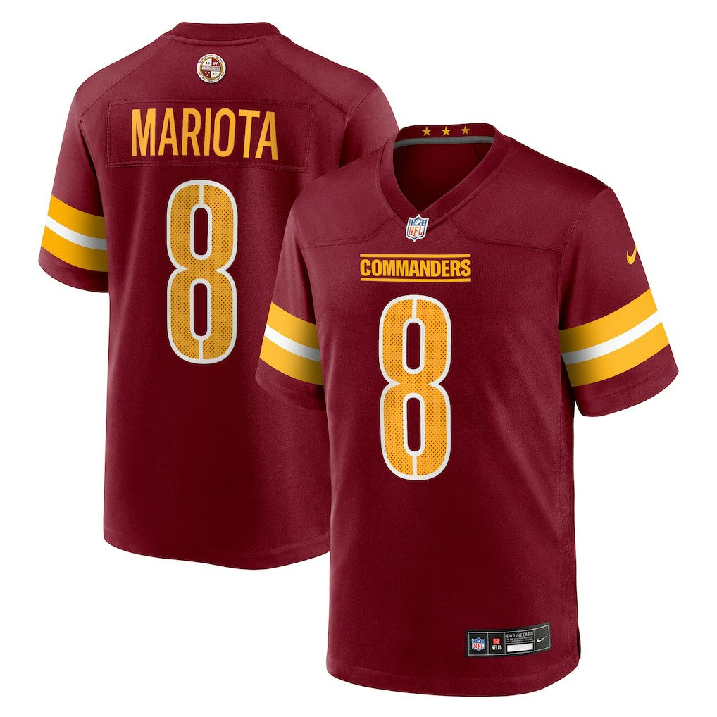 Washington Commanders Marcus Mariota  Team Game Jersey | NFL Near me
