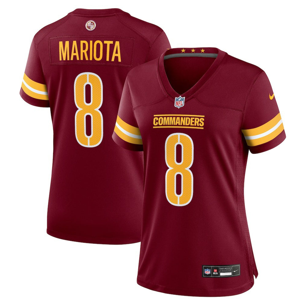 Washington Commanders Marcus Mariota  Women's Team Game Jersey | NFL Hot