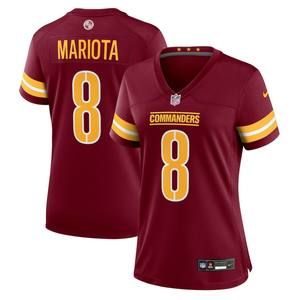 Washington Commanders Marcus Mariota  Women's Team Game Jersey | NFL Hot