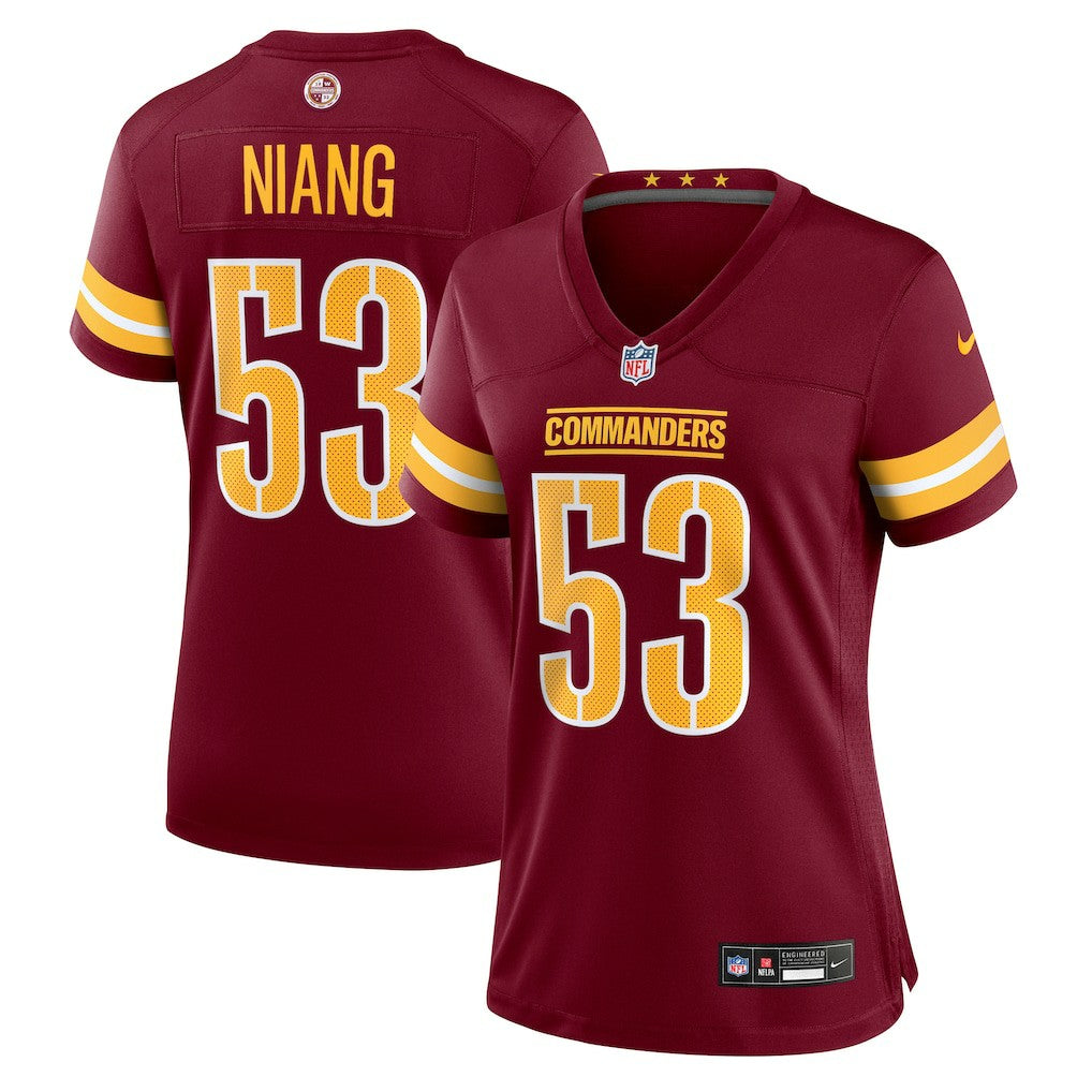 Washington Commanders Lucas Niang  Women's Team Game Jersey | NFL Online