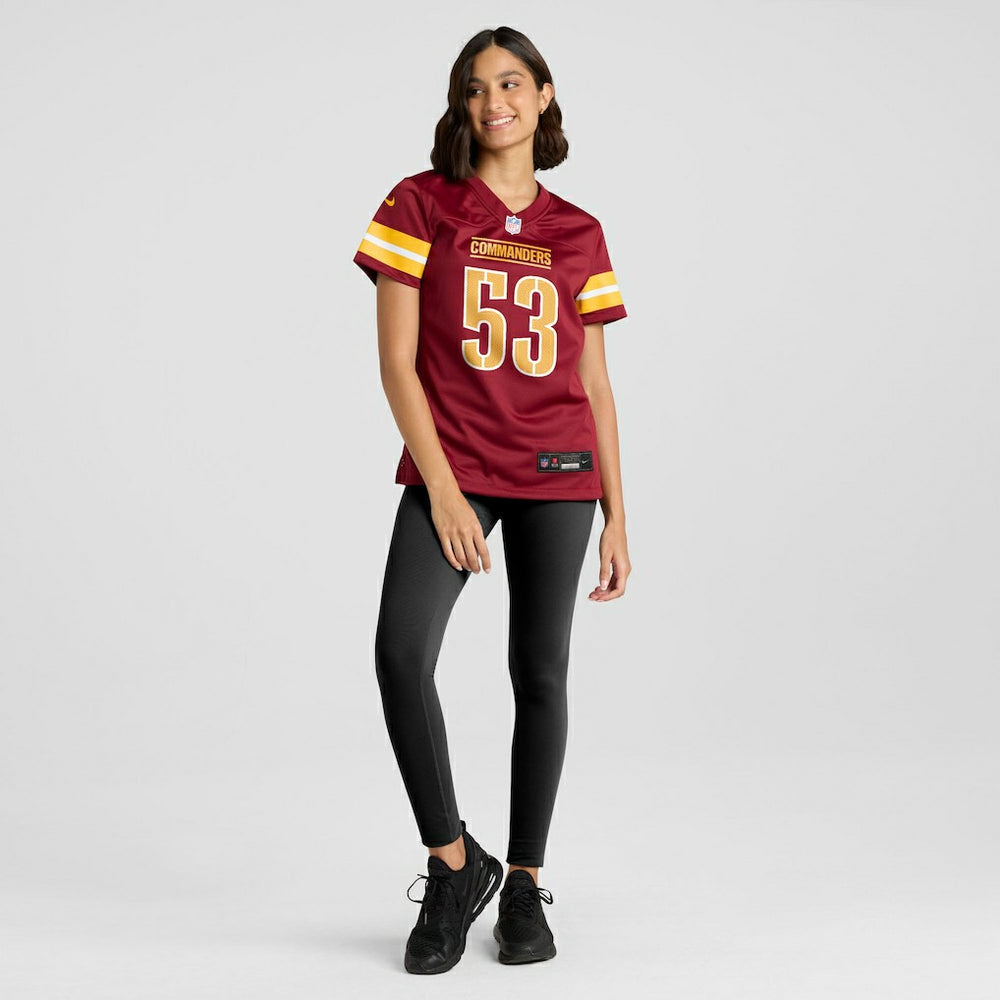 Washington Commanders Lucas Niang  Women's Team Game Jersey | NFL Online