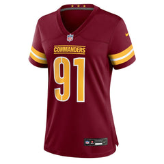 Washington Commanders Deatrich Wise Jr.  Women's Team Game Jersey | NFL Online