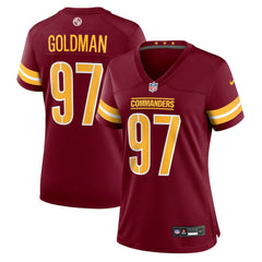 Washington Commanders Eddie Goldman  Women's Team Game Jersey | NFL Hot