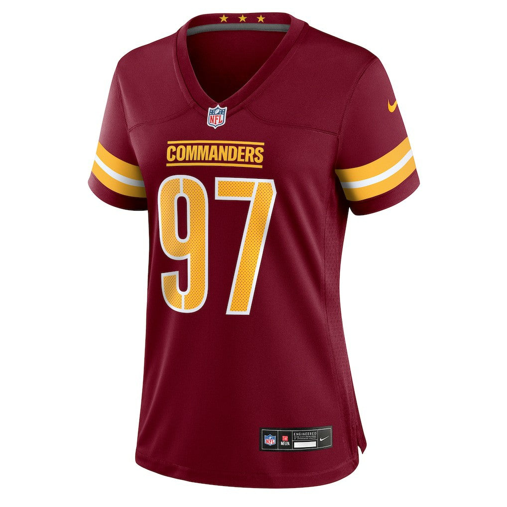 Washington Commanders Eddie Goldman  Women's Team Game Jersey | NFL Hot