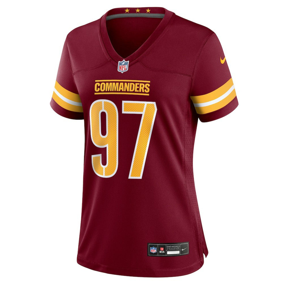 Washington Commanders Eddie Goldman  Women's Team Game Jersey | NFL Hot