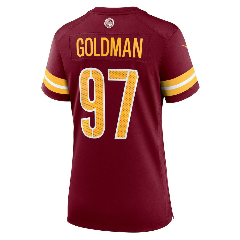 Washington Commanders Eddie Goldman  Women's Team Game Jersey | NFL Hot