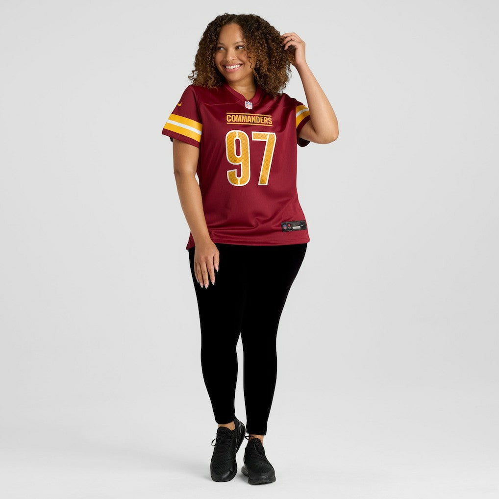 Washington Commanders Eddie Goldman  Women's Team Game Jersey | NFL Hot