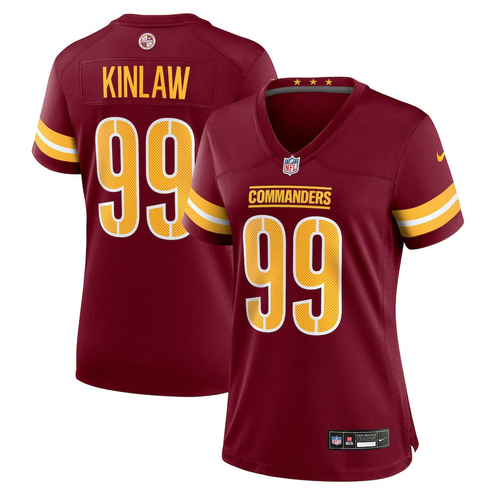 Washington Commanders Javon Kinlaw  Women's Team Game Jersey | NFL On sale