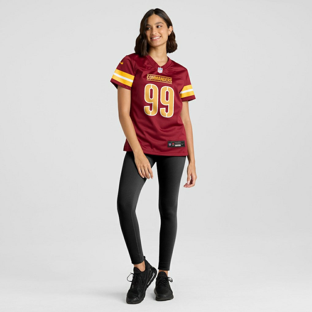 Washington Commanders Javon Kinlaw  Women's Team Game Jersey | NFL On sale