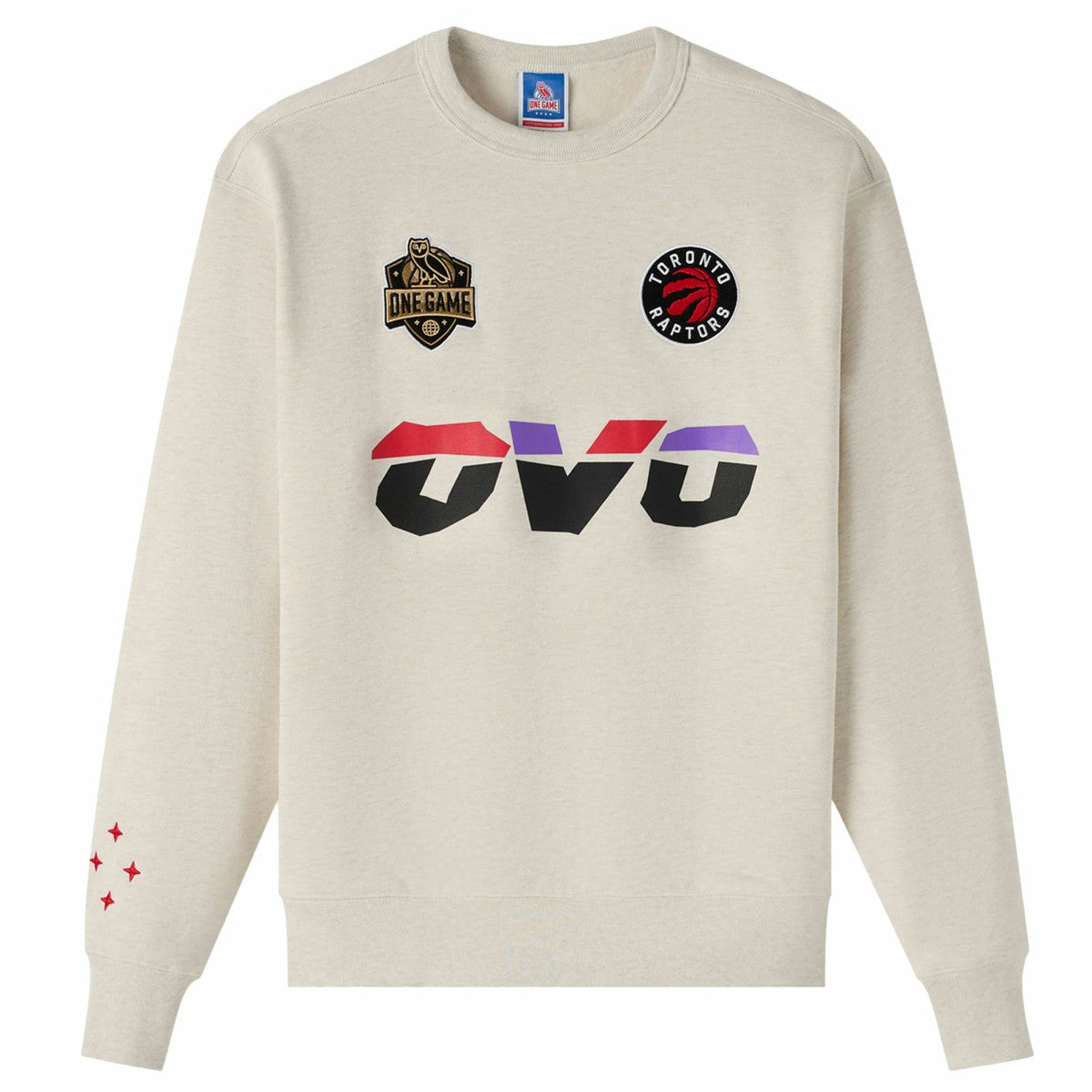 Natural Toronto Raptors OVO x NBA Fleece Sweatshirt | NBA