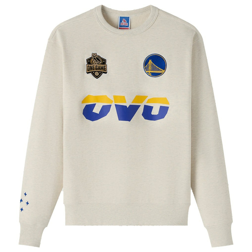 Natural Golden State Warriors OVO x NBA Fleece Sweatshirt sale | NBA