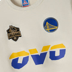 Natural Golden State Warriors OVO x NBA Fleece Sweatshirt sale | NBA