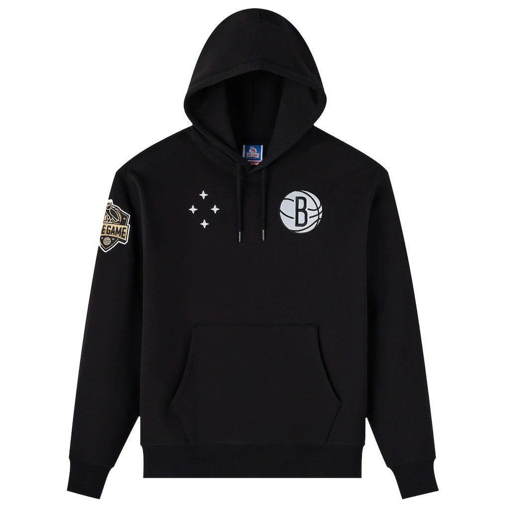 Black Brooklyn Nets OVO x NBA Fleece Hoodie | NBA
