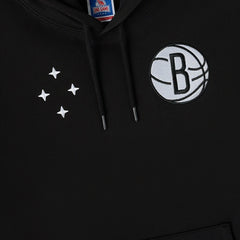 Black Brooklyn Nets OVO x NBA Fleece Hoodie | NBA