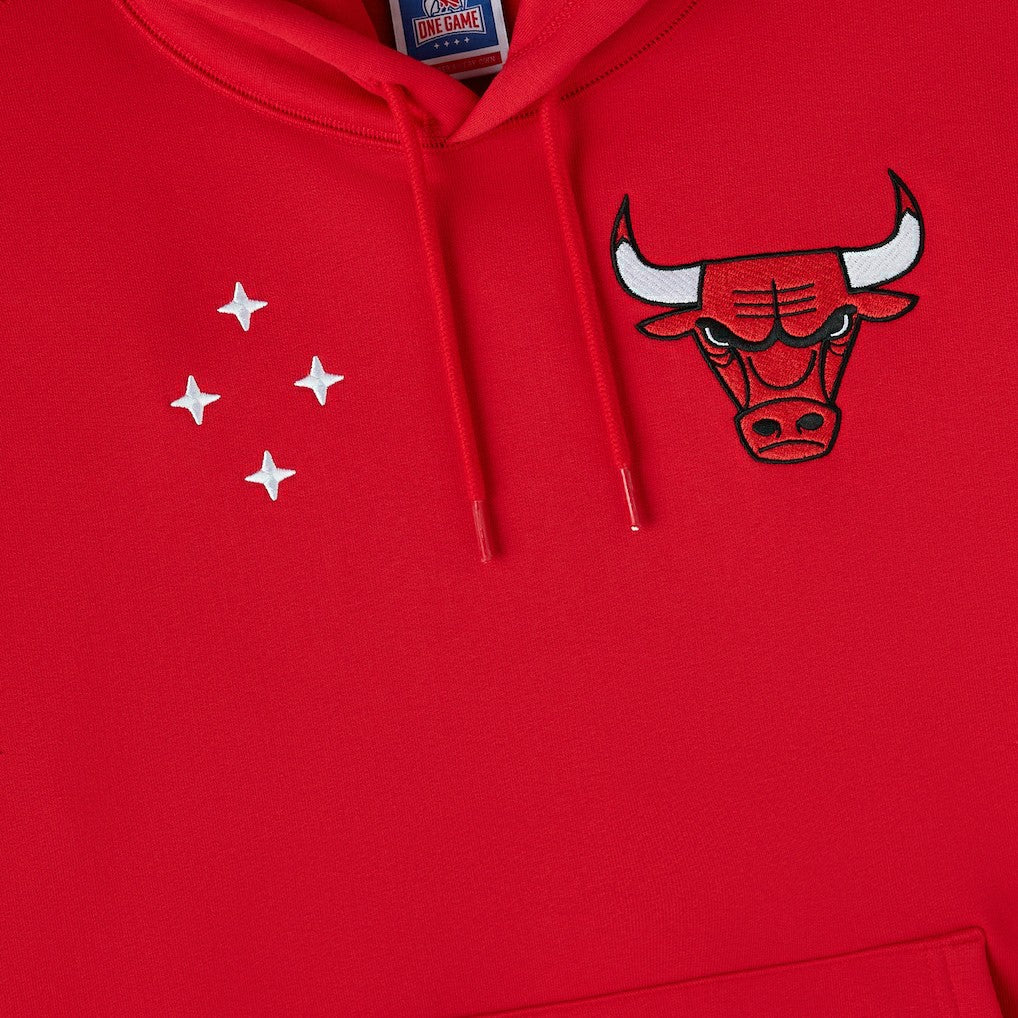 Red Chicago Bulls OVO x NBA Fleece Hoodie sale | NBA