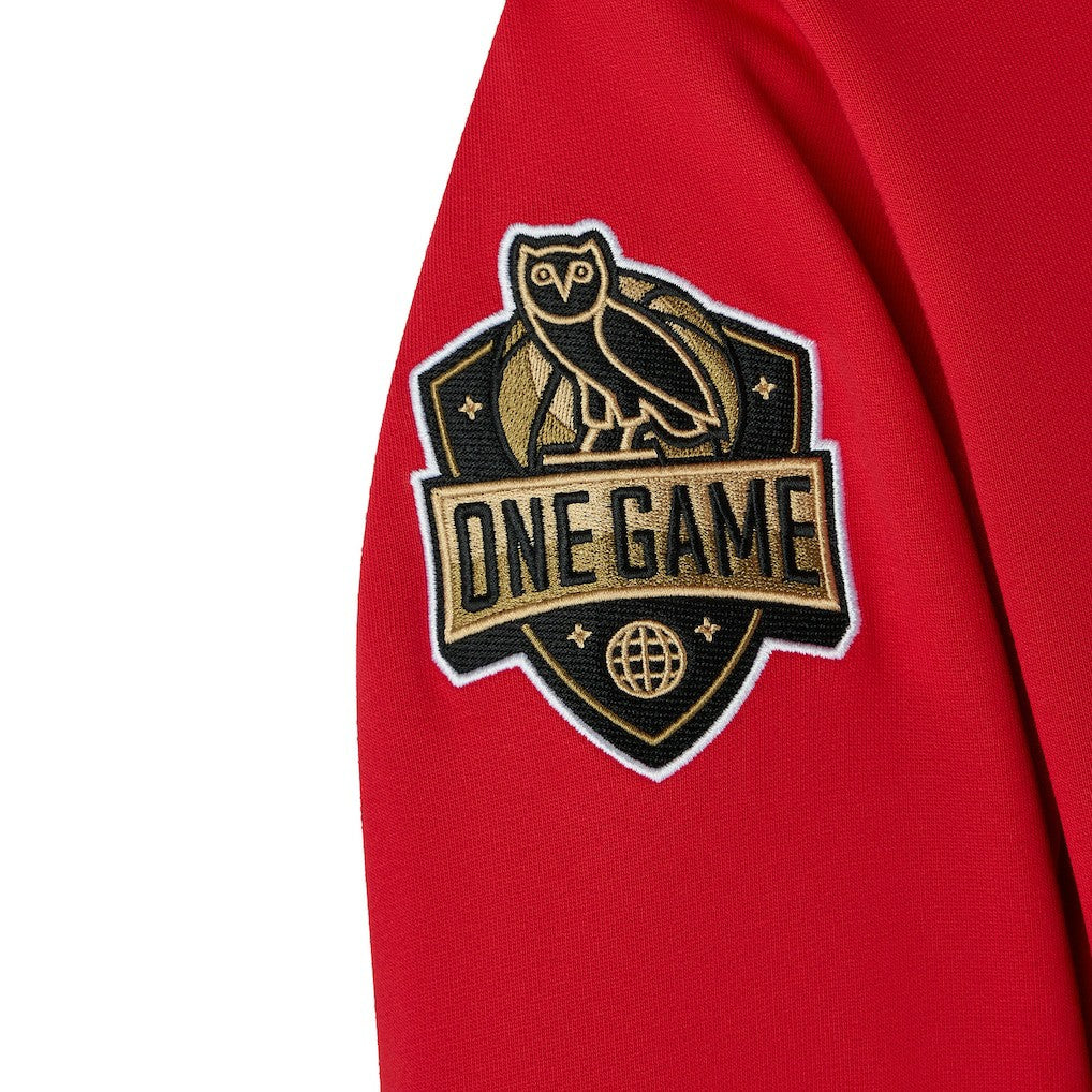 Red Chicago Bulls OVO x NBA Fleece Hoodie sale | NBA