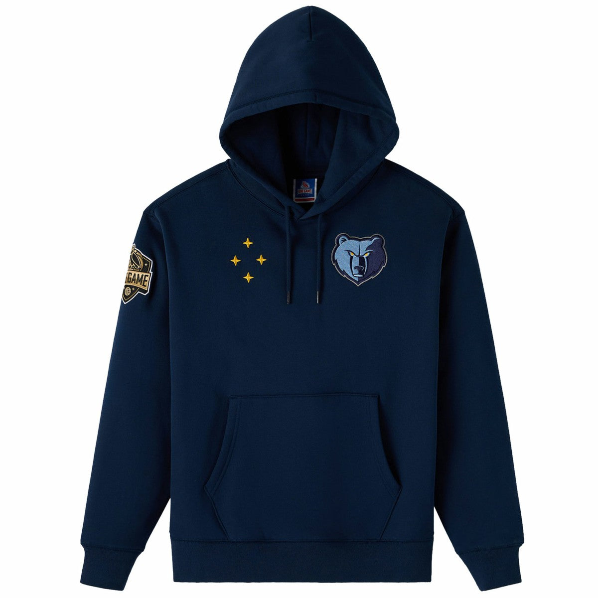 Navy Memphis Grizzlies OVO x NBA Fleece Hoodie | NBA