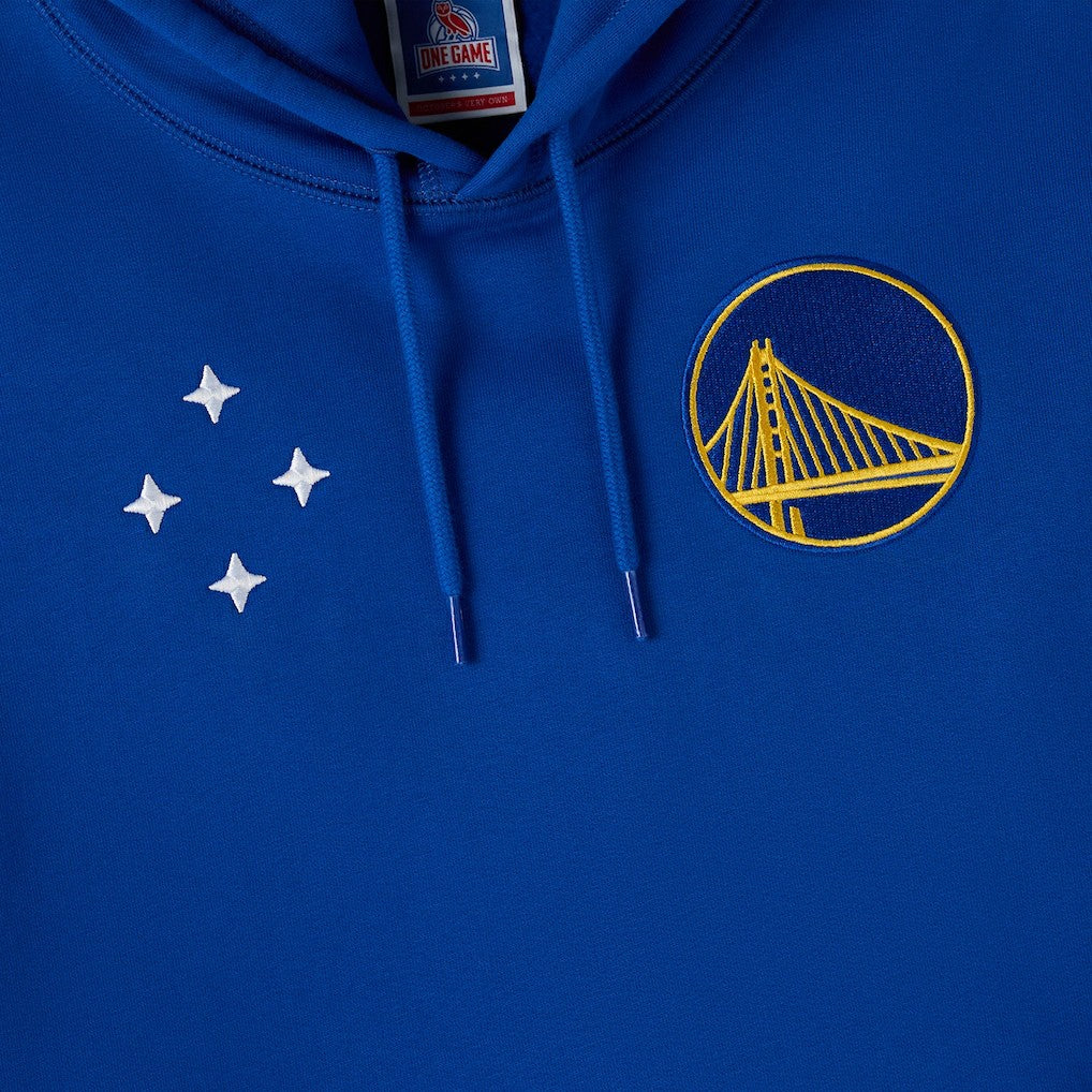 Royal Golden State Warriors OVO x NBA Fleece Hoodie sale | NBA