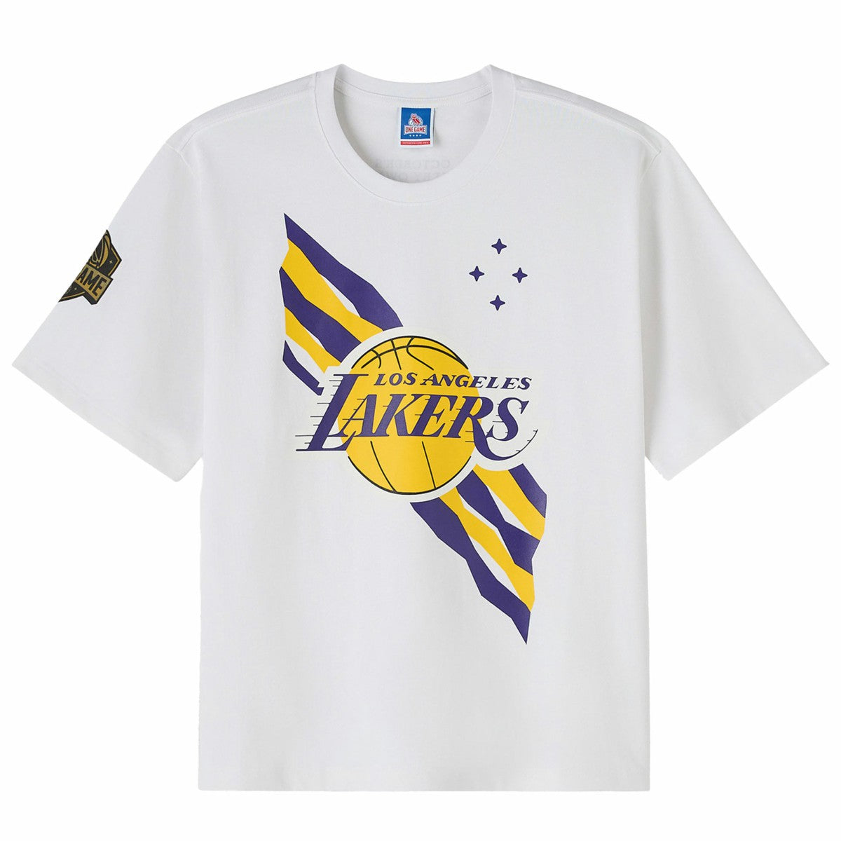 White Los Angeles Lakers OVO x NBA Heavyweight T-Shirt | NBA